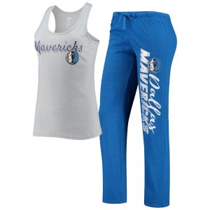 Concepts Sport Dallas Mavericks Women’s Blue Anchor Tank Top & Pants Sleep Set