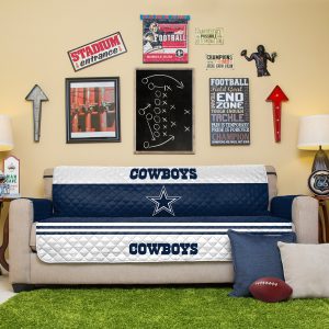 Dallas Cowboys Sofa Protector – Blue