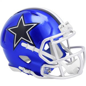 Dallas Cowboys Unsigned Riddell FLASH Alternate Revolution Speed Mini Football Helmet