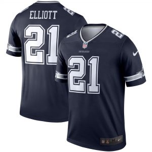 Ezekiel Elliott Dallas Cowboys Nike Legend Player Jersey – Navy