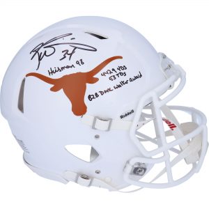 Ricky Williams Texas Longhorns Autographed Riddell Speed Authentic Helmet