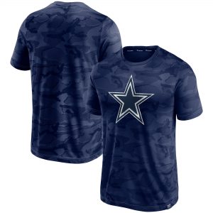 Dallas Cowboys Navy Camo Jacquard T-Shirt