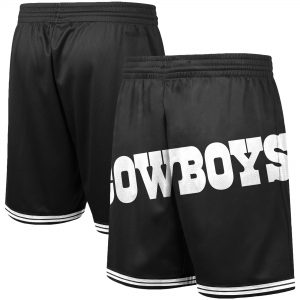 Mitchell & Ness Dallas Cowboys Black Big Face 3.0 Fashion Shorts