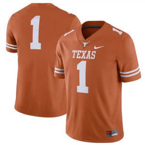 Nike #1 Texas Longhorns Texas Orange Game Jersey