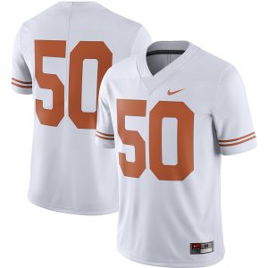 Nike #50 Texas Longhorns White College Alternate Limited Jersey