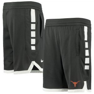 Nike Texas Longhorns Youth Anthracite Elite Shorts