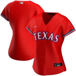 Nike Texas Rangers Women’s Red Alternate Replica Team Jersey