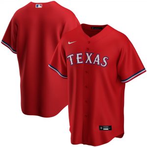 Nike Texas Rangers Youth Red Alternate Replica Team Jersey