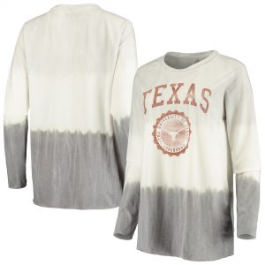 Texas Longhorns Gameday Couture Women’s Dip-Dye Long Sleeve Tri-Blend T-Shirt