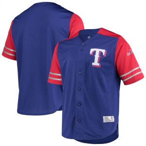 Texas Rangers Stitches Button-Up Jersey