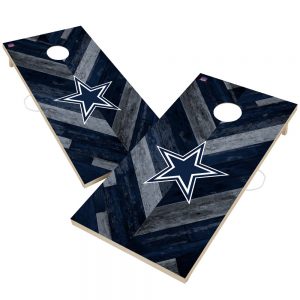 Dallas Cowboys 2′ x 4′ Herringbone Design Cornhole Set